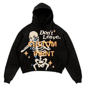 Unisex 350gsm Pullover Hoodie Custom Logo Heavyweight Embroidered No Pockets Winter Fit Minimum Order 2 Pieces - Product Image 1