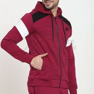 เสื้อฮู้ดมีซิปสำหรับผู้ชายชุดออกกำลังกาย - Product Image 4