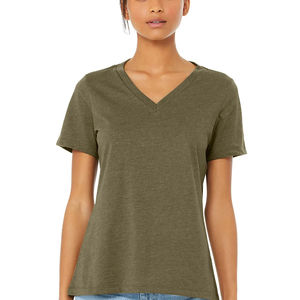 T-shirts pour femmes T-shirt court décontracté de haute qualité à col rond à la mode personnalisée OEM - Product Image 1