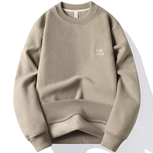 Custom High Quality 500 GSM Cotton Fleece Pullover Plain Men's Crewneck Sweatshirt <b>for</b> Street Wear and <b>Gym</b> Wear - Product Image 3