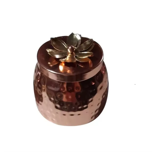 Hermoso Recipiente de Cobre para Dulces, Funcional y Decorativo - Product Image 1