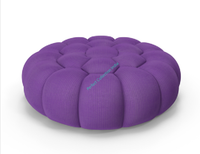 Luxe personnaliser bleu rouge hôtel bulle pouf tabouret chaise ronde citrouille modulaire poufs poufs pour salon canapé ensemble