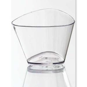 Vaso de plástico de poliestireno desechable de 175ml para helado, forma cónica lisa y Lisa para fiestas pequeñas - Product Image 2