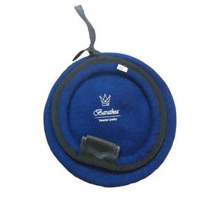 Boinas de lana al por mayor 100%, gorras transpirables, azul marino y verde para moda y ropa de trabajo - Product Image 1