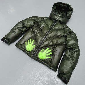 <b>Men</b> Winter Windproof Outdoor <b>Lightweight</b> Thick <b>Padded</b> Hooded Heat Reactive Temperature Sensing Color Changing Puffer <b>Jackets</b> - Product Image 4