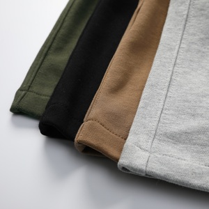 Último logotipo personalizado 100% pantalones cortos de algodón deporte hombres cordón pantalones cortos para correr pantalones cortos Casuales - Product Image 5