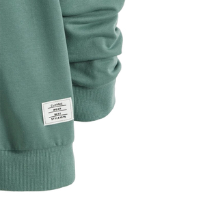 Sweatshirts à capuche surdimensionnés unisexes en polyester et coton molletonné pour hommes, vêtements de sport vierges du fabricant personnalisés pour l'automne - Product Image 4