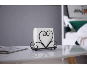 Metal Napkin Stand Tissue Paper Towel Dispenser Dining Table Decor Accessory <b>Kitchen</b> Hotel Office <b>Storage</b> Holders <b>Racks</b> - Product Image 1