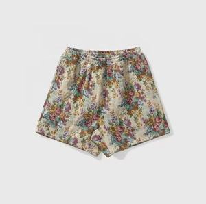 New Arrival Fashion Custom Floral Allover <b>Elastic</b> Waistband 100% Cotton <b>Men's</b> <b>Shorts</b> Apparel Colorful Printing Casual <b>Men</b> <b>Shorts</b> - Product Image 3