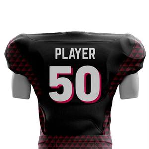 Vêtements de sport en polyester de haute qualité Uniforme de football américain Impression de logo personnalisée Facile à laver Respirant et grande taille - Product Image 2