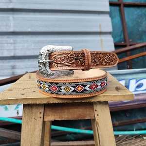 Cinturón de cuentas occidental, cinturón de vaquero, cinturón de herramientas manuales, hebilla de rodeo internacional personalizable para hombres y mujeres al mejor precio - Product Image 4