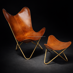 Espaciosa Silla Mariposa para Oficina en Casa, Balcón y Espacios Recreativos con Líneas Suaves y Forma Invitante de la India - Product Image 1