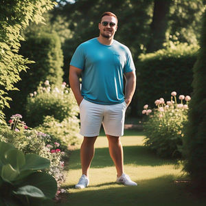 Camiseta de manga corta de talla grande para hombre, camisetas ligeras de verano con cuello redondo, camiseta personalizada de algodón y poliéster 100% para hombre - Product Image 6