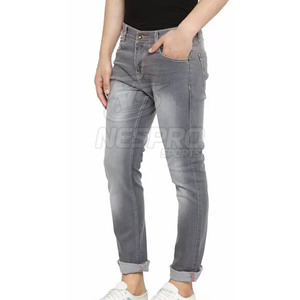Nouveau style de pantalons jeans pour hommes à usage extérieur meilleure qualité pantalons pour hommes de couleur unie pantalons jeans sur mesure en gros - Product Image 3