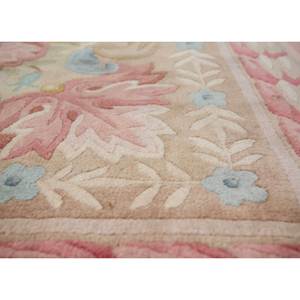 Tapis en laine noués à la main Pechino Ivory, style Tabriz classique, pour salon, chambre à coucher, motifs rectangulaires médaillon, 12x19'6 pi - Product Image 3
