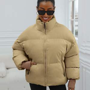 Meilleur nouveau femmes hiver mode doudoune imperméable et respirant coton rempli haut nouveautés pleine fermeture éclair confortable - Product Image 6
