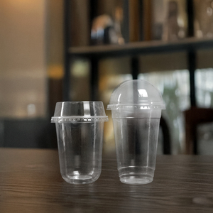 Fabricante de Vietnam, taza desechable de PP transparente de una sola pared de 95mm, taza de plástico para café, té, cerveza, jugo, leche, bebidas - Product Image 1