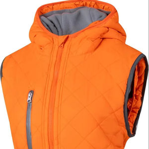 Gilet de sécurité pour femme haute visibilité réfléchissant avec poches et fermeture éclair ANSI classe 3 haute visibilité polaire travail hiver gilet - Product Image 1