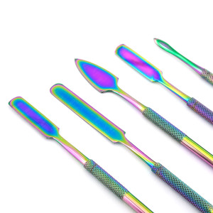 Herramientas de tallado de precisión profesional, espátula de hoja plana, cuchillo de tallado, forma de cuchara curva, cuchillo moldeador Dental, instrumentos - Product Image 5