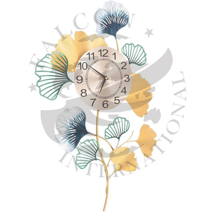 Reloj de pared de Arte de hierro decorativo nórdico Retro de fabricante al por mayor, reloj silencioso de cuarzo para sala de estar transfronterizo para el hogar, una sola cara - Product Image 5