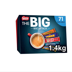 เนสท์เล่ เดอะ บิ๊ก บิสกิต บ็อกซ์ – ช็อกโกแลตบาร์ 71 แท่ง (1.4 กก.) - Product Image 1