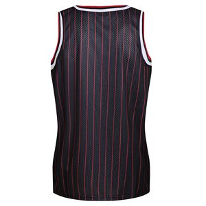 Camisetas de baloncesto de malla personalizadas al por mayor con mejor venta, uniformes de árbitro de baloncesto con logotipo personalizado, camisetas de baloncesto mini de poliéster - Product Image 2