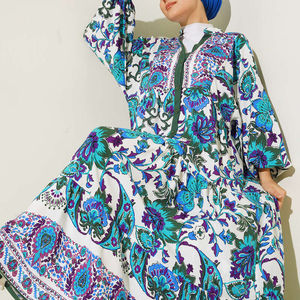 Nouvelle saison femmes été vêtements islamiques robe Abaya caftan tunique dubaï musulman islamique mode turc fait robes islamiques - Product Image 1