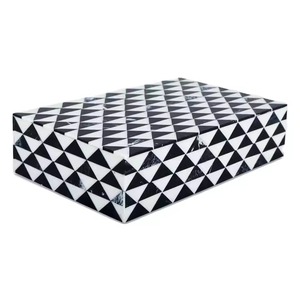 กล่องของขวัญแบบฝังกระดูกและเรซินเหมาะสำหรับเป็นของขวัญที่มีการฝังกระดูกและเรซินที่สวยงามให้สัมผัสที่ทันสมัย - Product Image 6