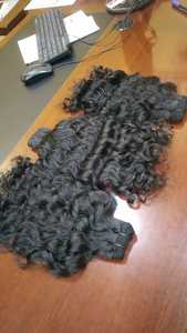 Joven donante saludable cutícula completa alineada extensión de cabello REMY perfecto enredo precio de mercado libre paquetes de cabello humano - Product Image 2