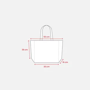 Borse Shopper Personalizzate in Cotone 280 G/m2 con Fondo Rinforzato, Gadget Promozionali - Product Image 2