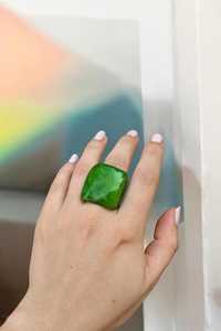 Mode Géométrique Coloré Résine Bague pour Femmes Bijoux En Gros - Product Image 2