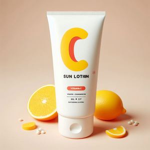 Anti UV vitamina C brillo SPF50 crema de protección solar - Product Image 1