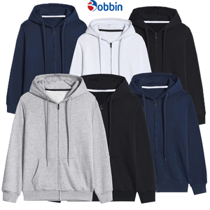 Sweat à capuche en molleton de coton entièrement personnalisé, confortable, respirant, chaud, décontracté, dernier design, avec fermeture éclair, broderie 3D, taille XL - Product Image 1