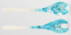 Cuillère en résine écologique faite à la main, vibrante, pour les fêtes, l'utilisation quotidienne en cuisine, les cadeaux, la décoration de la maison, design coloré, artisanat Saniya - Product Image 6