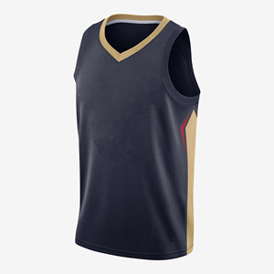 Camiseta de baloncesto personalizada para hombre, camiseta sin mangas de bola para estudiantes universitarios, con palabra impresa y número, venta al por mayor - Product Image 3