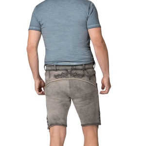 Shorts en Lederhosen traditionnels bavarois de haute qualité pour hommes, brodés sur mesure, motif vintage uni, nouveaux shorts - Product Image 5