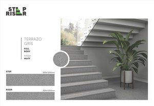 Azulejos escalonados y elevadores | Azulejos de escalera de porcelana cerámica de 200x900mm para diseño exterior e interior - Product Image 6