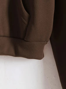 Sweats à capuche en molleton avec logo personnalisé de haute qualité Pull Design Sweatshirts décontractés surdimensionnés légers pour l'hiver Motif imprimé à capuche - Product Image 2