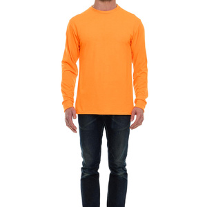 T-shirt manches longues à épaules tombantes 300gsm 100% coton Chemises unies décontractées Fabricant Streetwear Chemise thermique à manches longues - Product Image 5