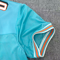 Maillots de football surdimensionnés en maille avec strass personnalisés, vêtements de sport scintillants, chemise streetwear pour hommes, maillot pour fans d'équipe hip-hop