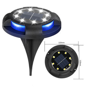 Waterproof Landscape Solar <strong>Ground</strong> <strong>Lights</strong> Solar Garden Disk <strong>Lights</strong> Outdoor <strong>for</strong> Pathway Yard Lawn Patio Deck Driveway Walkway - Product Image 2
