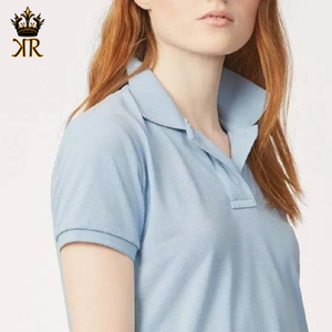 Chemises polo pour femmes en coton 100% respirant, vêtements décontractés en gros, nouveau style, chemises polo pour femmes - Product Image 3