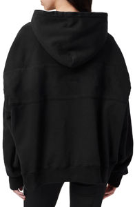 Sudaderas con capucha de mujer transpirables con cordones largos y hombros caídos de algodón holgadas de talla grande de alta calidad - Product Image 5