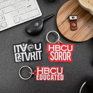 Porte-clés en caoutchouc PVC souple durable fabriqué en usine avec un design de personnage populaire en relief pour des cadeaux promotionnels - Product Image 2