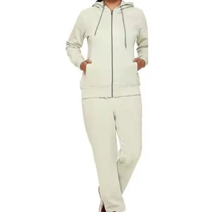 Survêtements de sport de gymnastique personnalisés de haute qualité pour femmes respirant grande taille Streetwear avec col à capuche écologique - Product Image 5