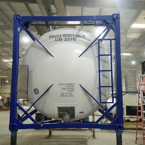 Depósito ISO <span class=keywords><strong>de</strong></span> Amoníaco anhidro criogénico confiable contenedor <span class=keywords><strong>de</strong></span> <span class=keywords><strong>transporte</strong></span> <span class=keywords><strong>de</strong></span> ciclopropano 1.6Mpa - Product Image 5