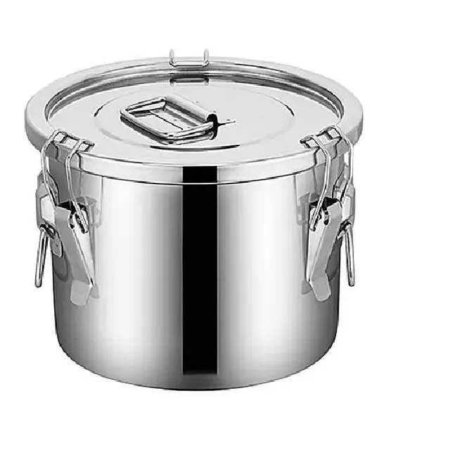 OEM Custom Made Reusable Stainless Steel Canister Best Selling Stainless Steel Food Storage Canister Manufacturer From India