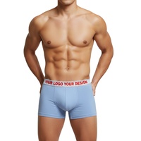 Sous-vêtements en coton respirant de haute qualité, 100% coton, boxers confortables, logo personnalisé, marque OEM, motif imprimé pour hommes