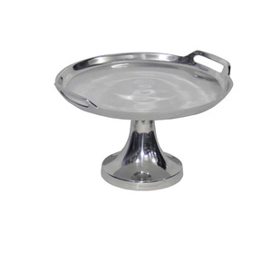 High Selling Rose Gold Finished Metal Cake Stand Best Selling Single Tier Cake Holder for Dining Tabletop Fruits Dessert Stand - Product Image 2