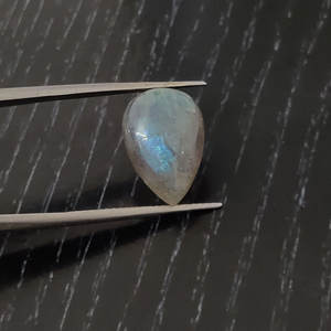 4 Piezas de Labradorita Gris Natural de 14x10mm, Cabujón en Forma de Pera, 21.05 Quilates, Iroc Sales, Gema Suelta de Alta Calidad, Logotipo Personalizado, US$6 - Product Image 3